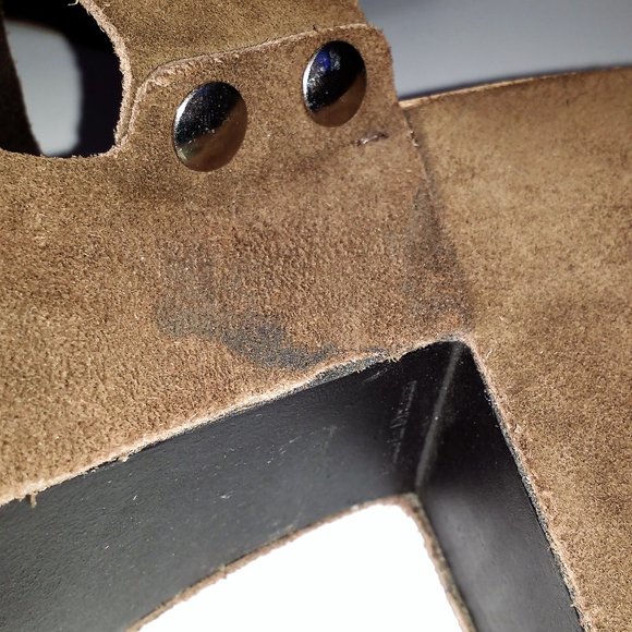 *Robert Clergerie Paris brown green suede platform clogs 8.5 - Picture 8 of 11